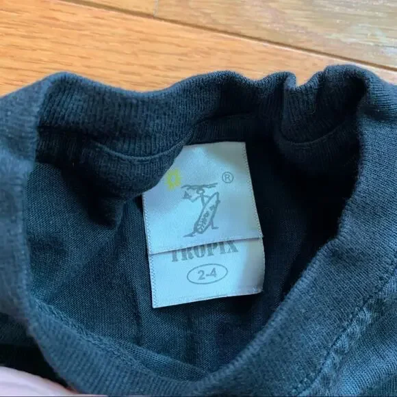 Kids’ black tie dye Jamaica tshirt, size 2-4 - Picture 3 of 5